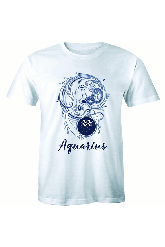 Aquarius - Zodiac Horoscope Astrological Sign Men's T-Shirt