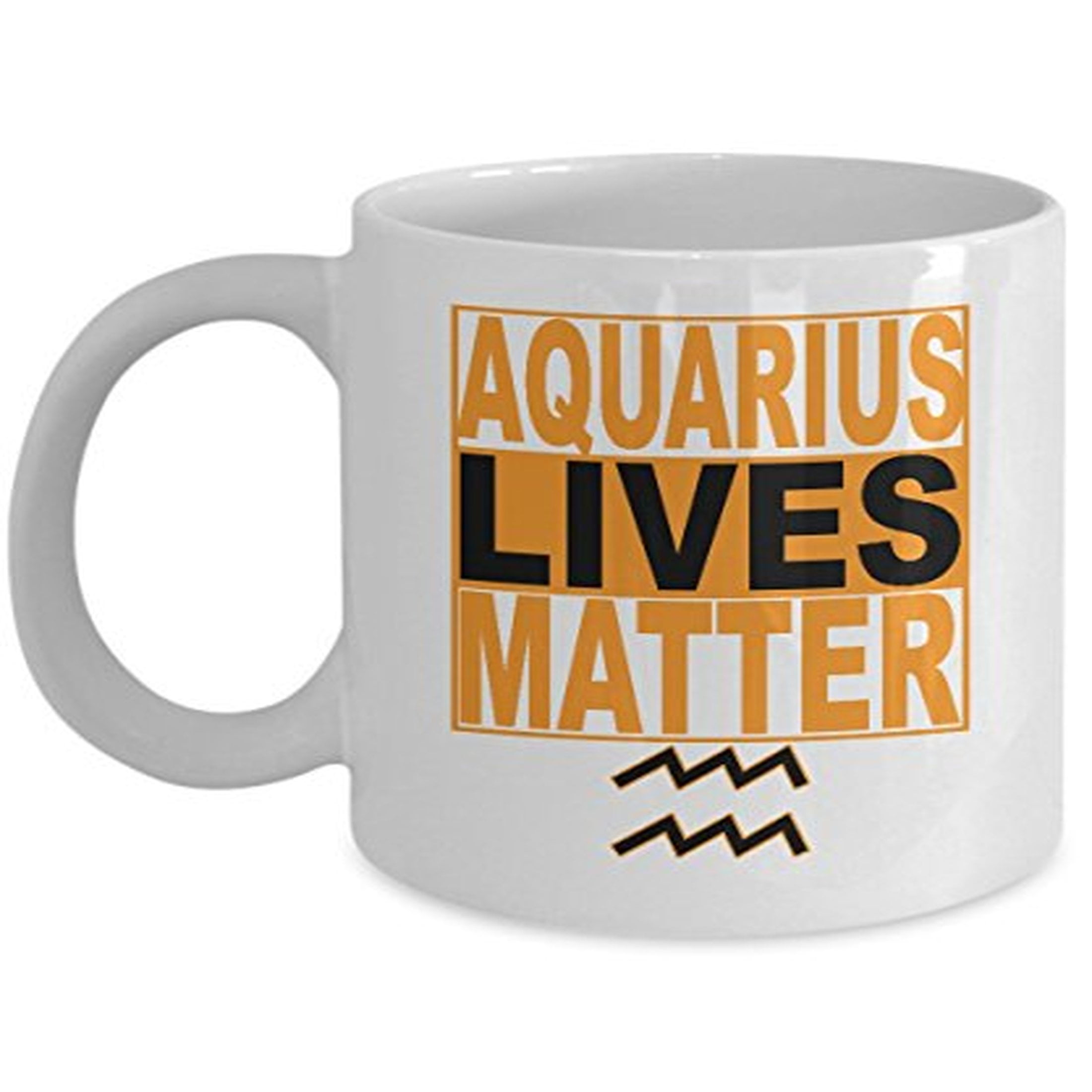 Aquarius Gifts CafePress Aquarius Zodiac Mug - 11 Oz Ceramic Coffee Mug,  Lead-Free Design, Dishwasher & Microwave Safe Lead-free Printed Mug