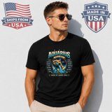 February Astro Sign Aquarius Zodiac Water Bearer Graphic T-Shirt Astrology Sign - Walmart.com