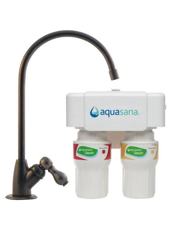 Aquasana 2-Stage Under Sink Water Filter System - Bronze - AQ-5200.62