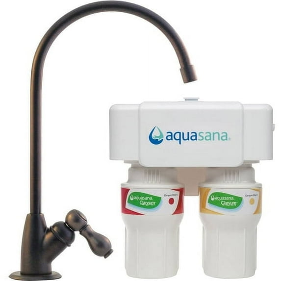 Aquasana 2-Stage Under Sink Water Filter System - Bronze - AQ-5200.62