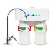Aquasana 2-Stage Under Sink Water Filter System - Chrome - AQ-5200.56