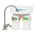 Aquasana 2Stage Under Sink Water Filter System Nickel AQ5200.55