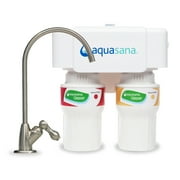 Aquasana 2-Stage Under Sink Water Filter System - Nickel - AQ-5200.55
