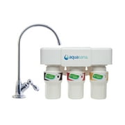 Aquasana 3-Stage Under Sink Water Filter System - Chrome - AQ-5300.56