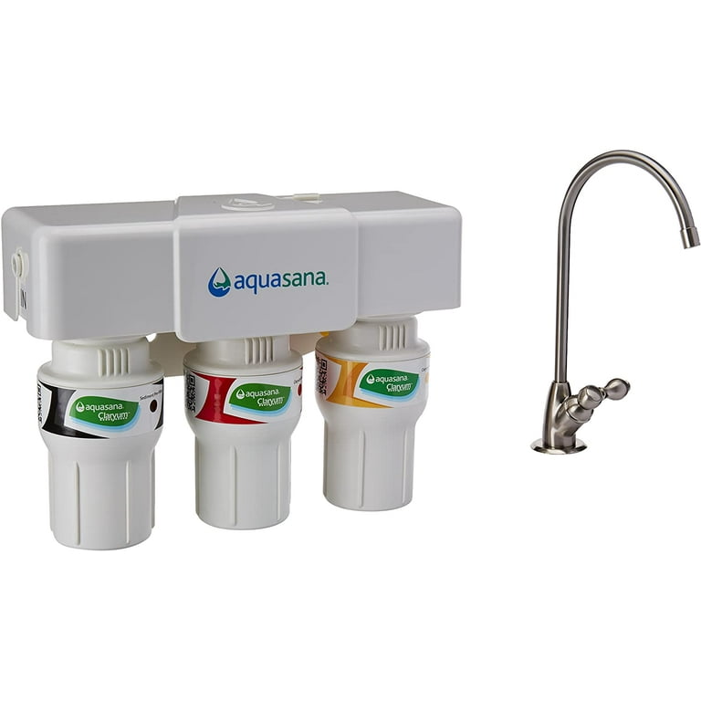 Aquasana 3-Stage Filtration Under Sink Water Filter System