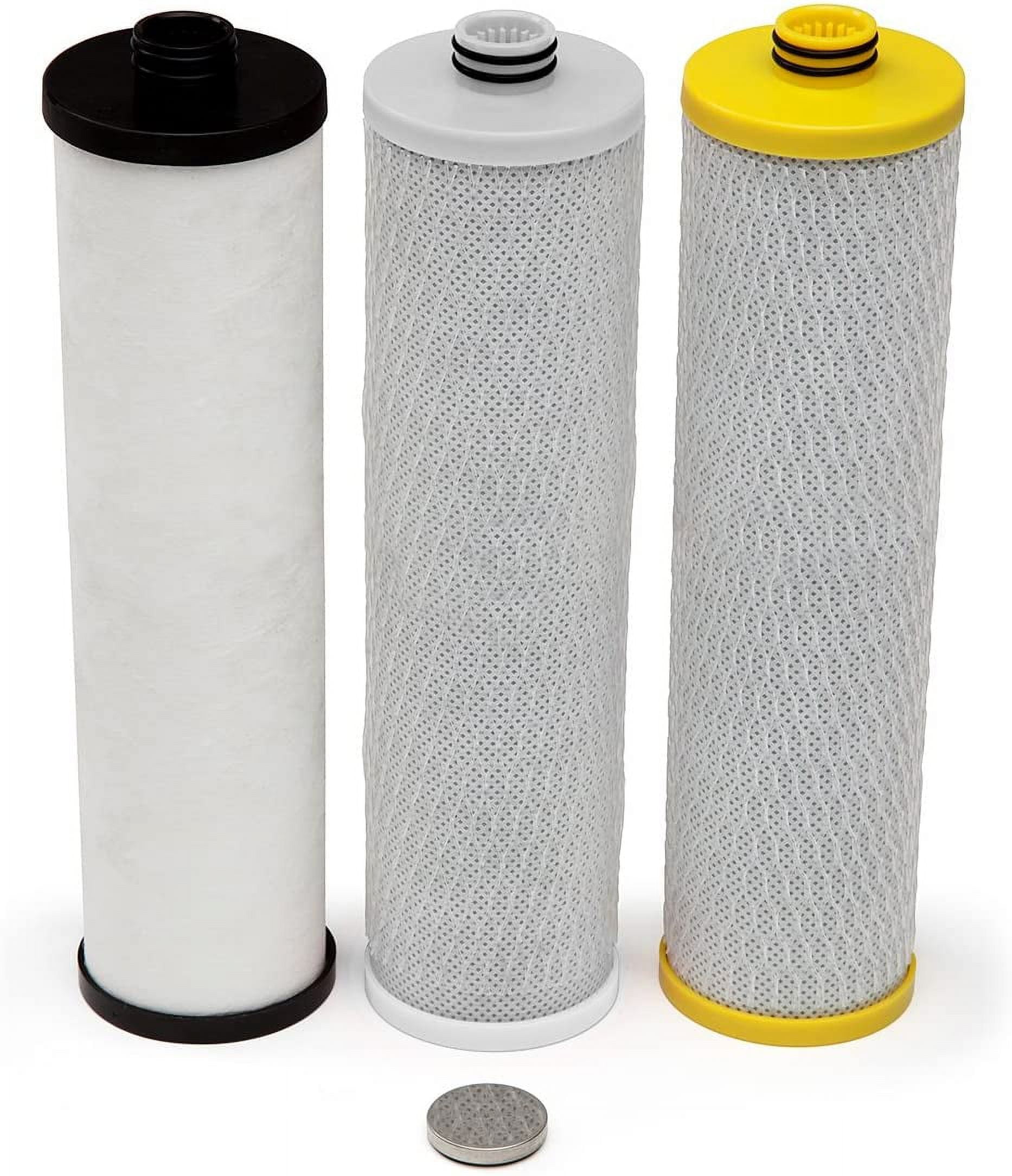 Aquasana 3-Stage Max Flow Under Sink Water Filter Replacement Pack