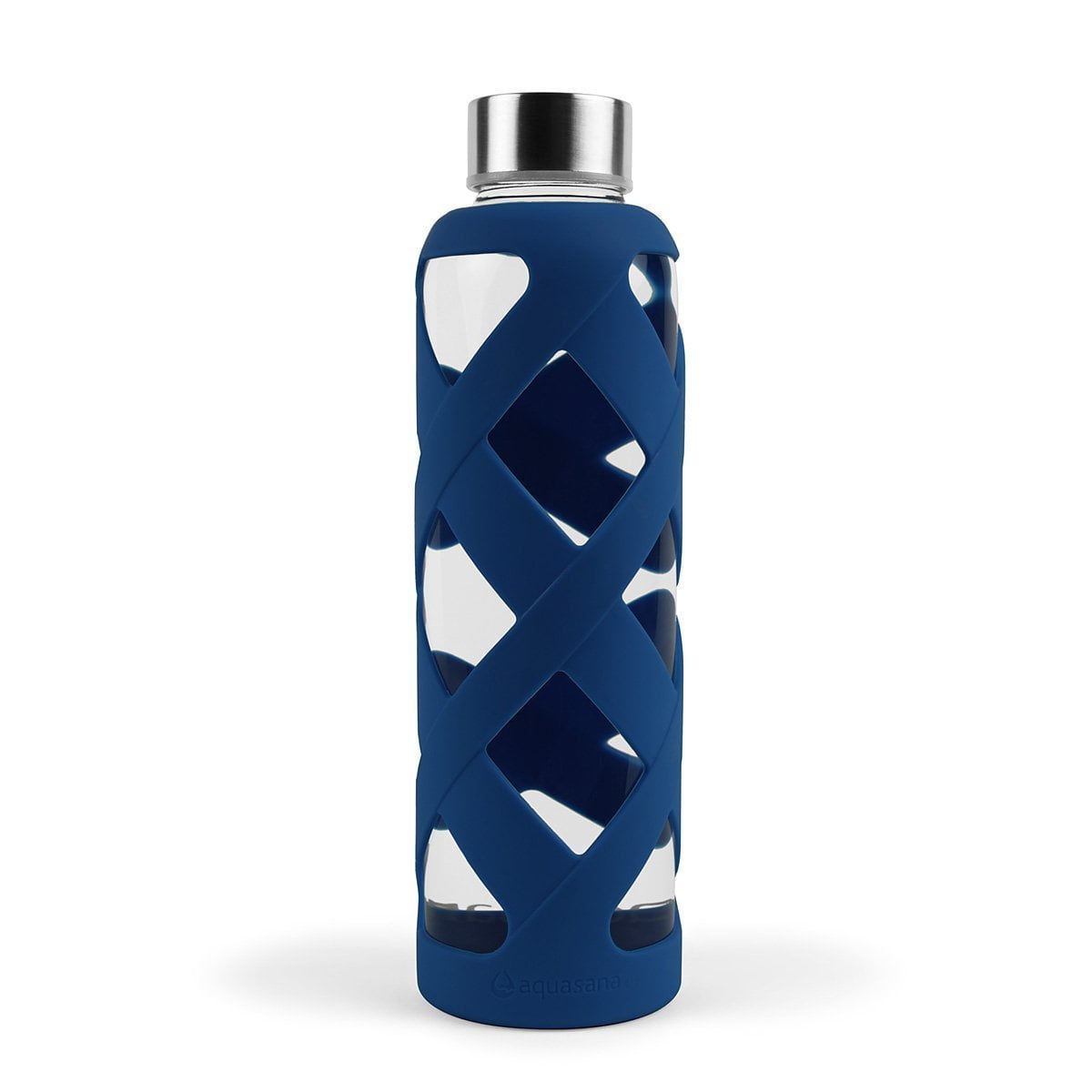 The Better Home Borosilicate Glass Water Bottle with Sleeve 550ml