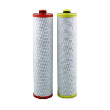 Stage 1 and 3 Replacement Filters for Aquasana OptimH2O Reverse Osmosis + Claryum 3-Stage Under Sink Water Filter System - White