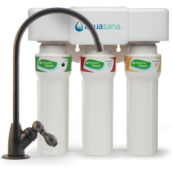 Aquasana Max Flow Under Sink Water Filter System - Bronze - AQ-5300 .62