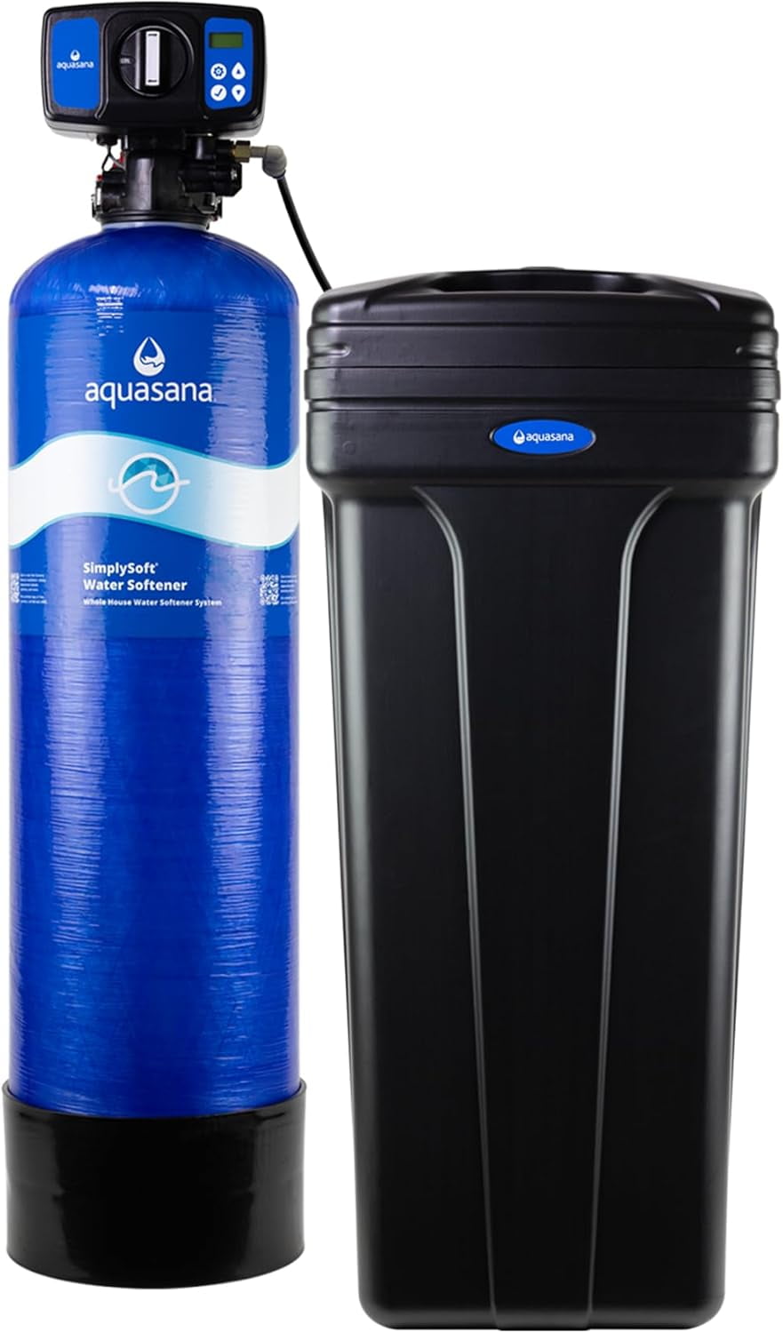 SimplySoft 40,000 Grain Blue and Black Water Softener System