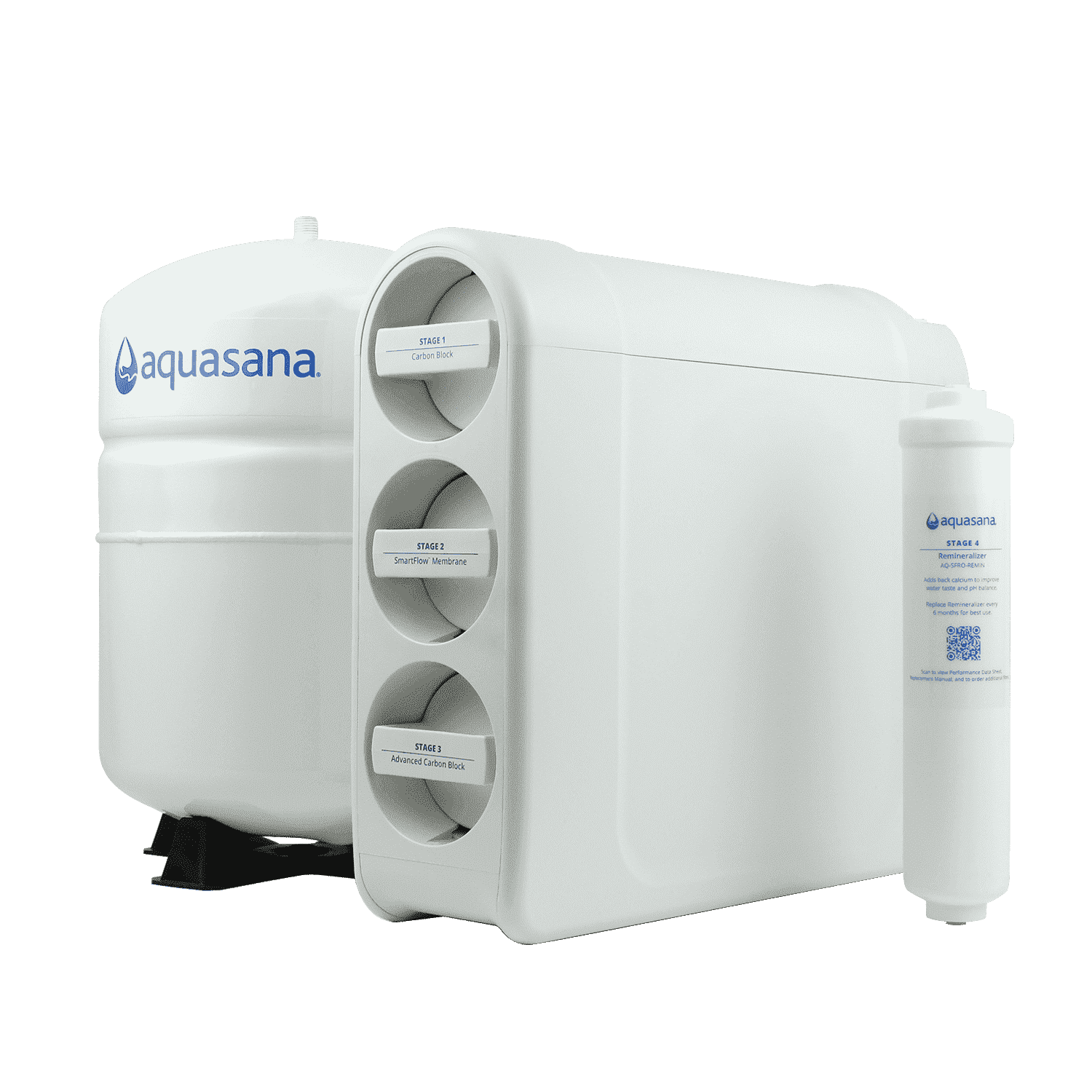 Aquasana SmartFlow® Reverse Osmosis Water Filter System - No Faucet