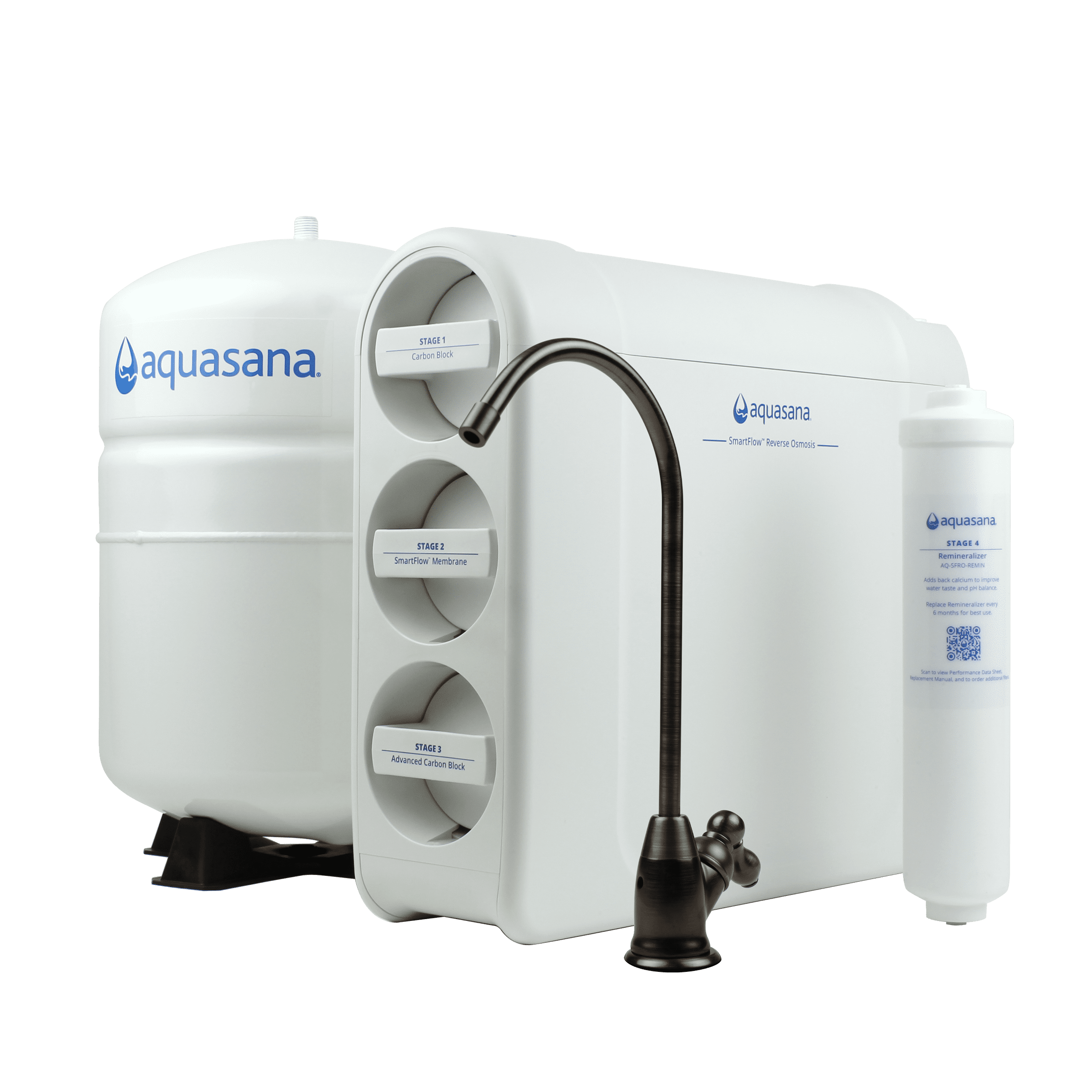 Aquasana SmartFlow‚Ñ¢ Water RO Purifier and Filtration System with Oil