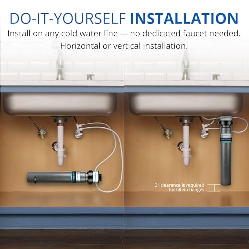 Aquasana Under Sink Water Filter Reduces 99 of 78 Contaminants