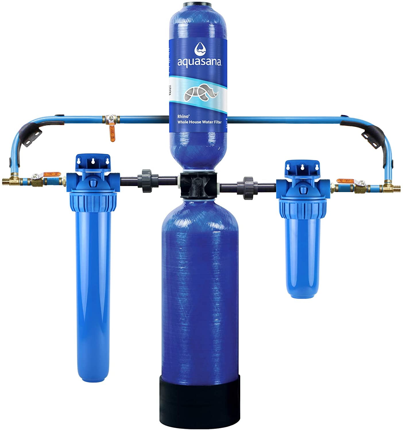 Aquasana Whole House Water Filter System - Carbon & KDF Home Water