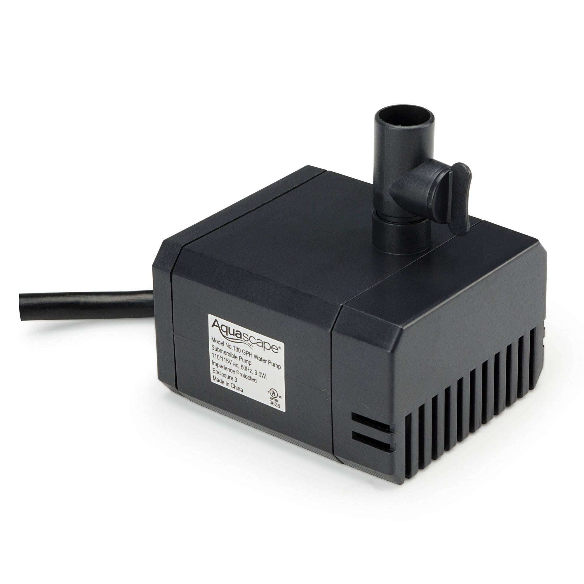 Aquascape Black Submersible Water Garden Pump 180 GPH
