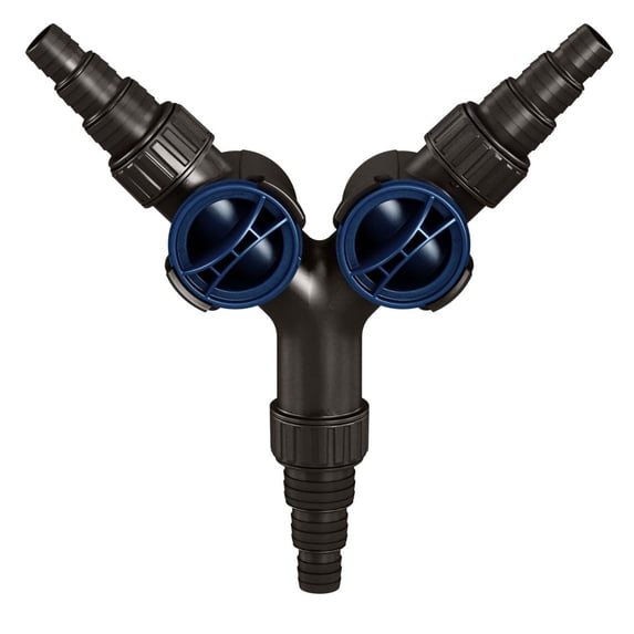 Aquascape 2 Way Multi Hose Flow Control Y Valve for Pond Water Features Plumbing