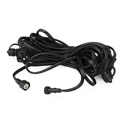 25-Foot Black Extension Cable with 5 Quick-Connects