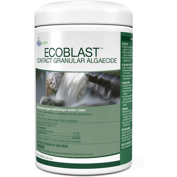 Aquascape 29311 EcoBlast Pond Algaecide (Granular), 38.4 oz