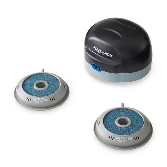 Aquascape 75000 Double Pond Water Aerator Air Pump Circulation Outlet System Kit