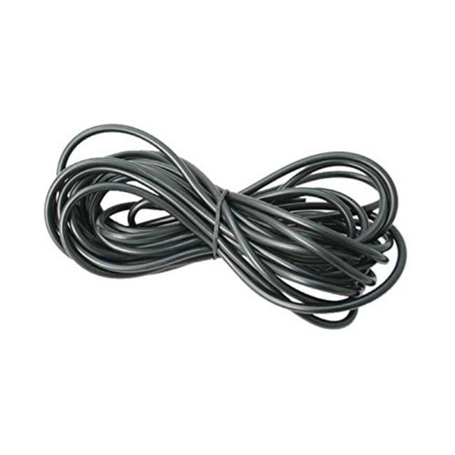 25-Foot Black Flexible PVC Airline Tubing with Check Valve
