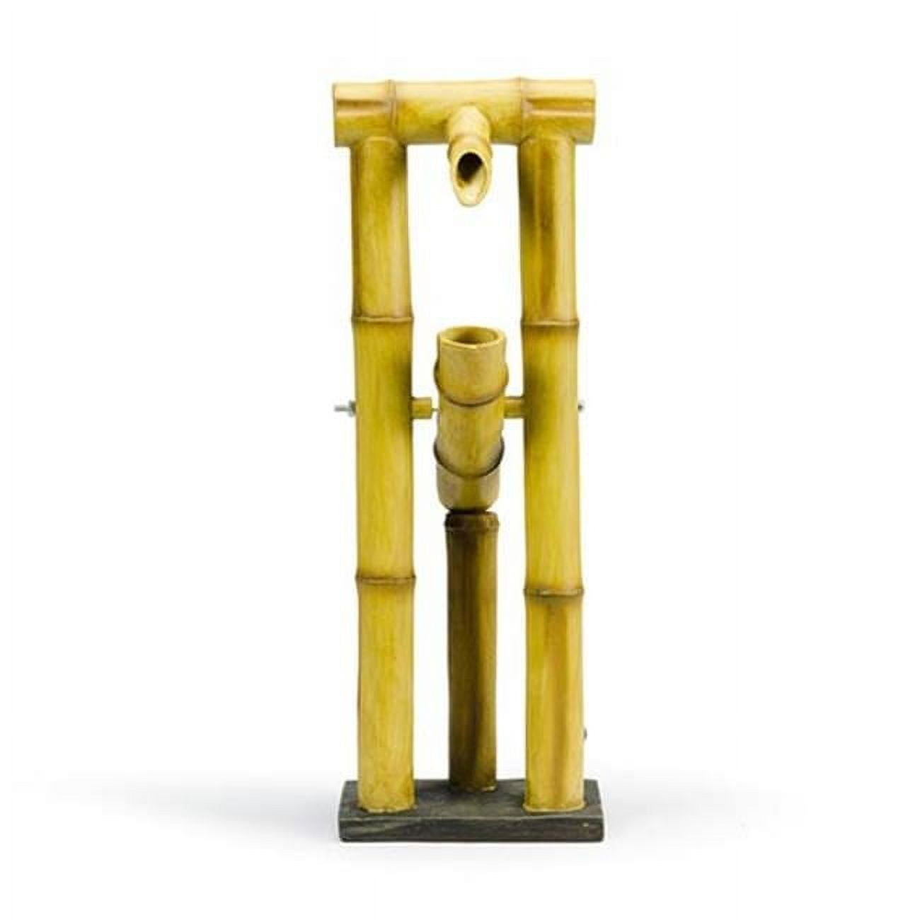 Adjustable Yellow Polyresin Deer Scarer Bamboo Fountain