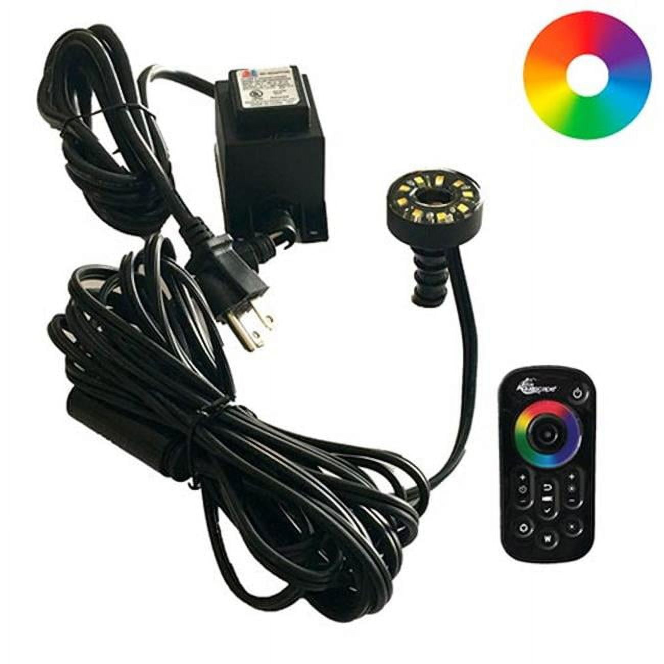 Sleek Modern LED Color-Changing Outdoor Fountain Light Kit