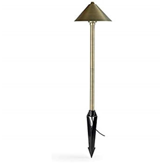 Antique Bronze Brass LED Pathway Light with Dome Top
