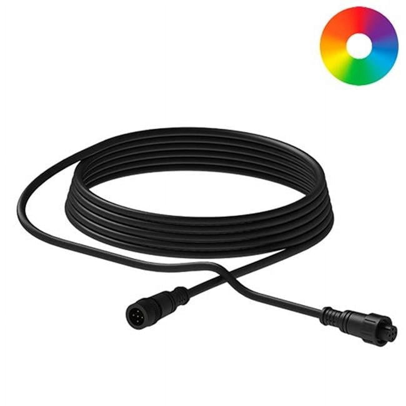 25 ft Black Color-Changing Outdoor Lighting Extension Cable