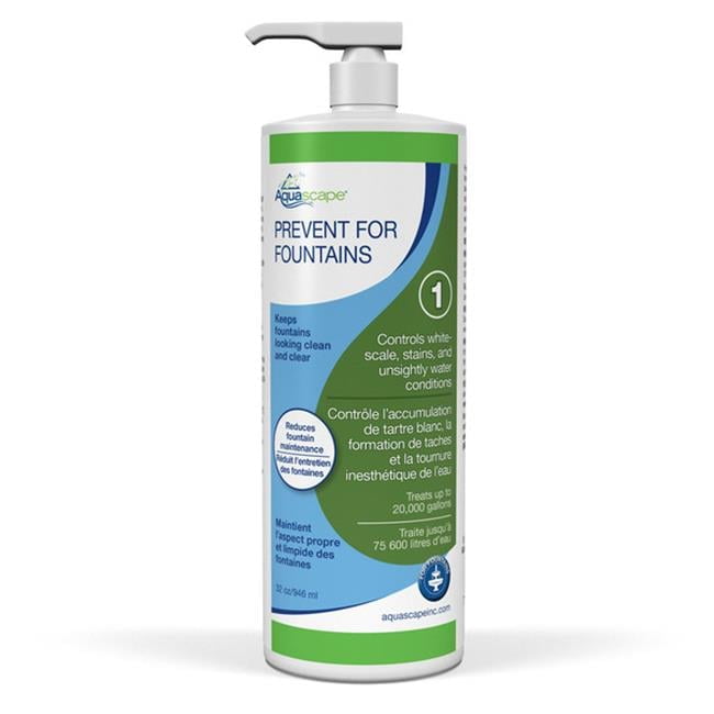 32 oz Green and White Fountain Water Treatment