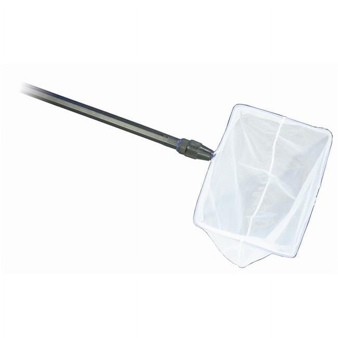 Compact White Pond Skimmer Net with Extendable Handle