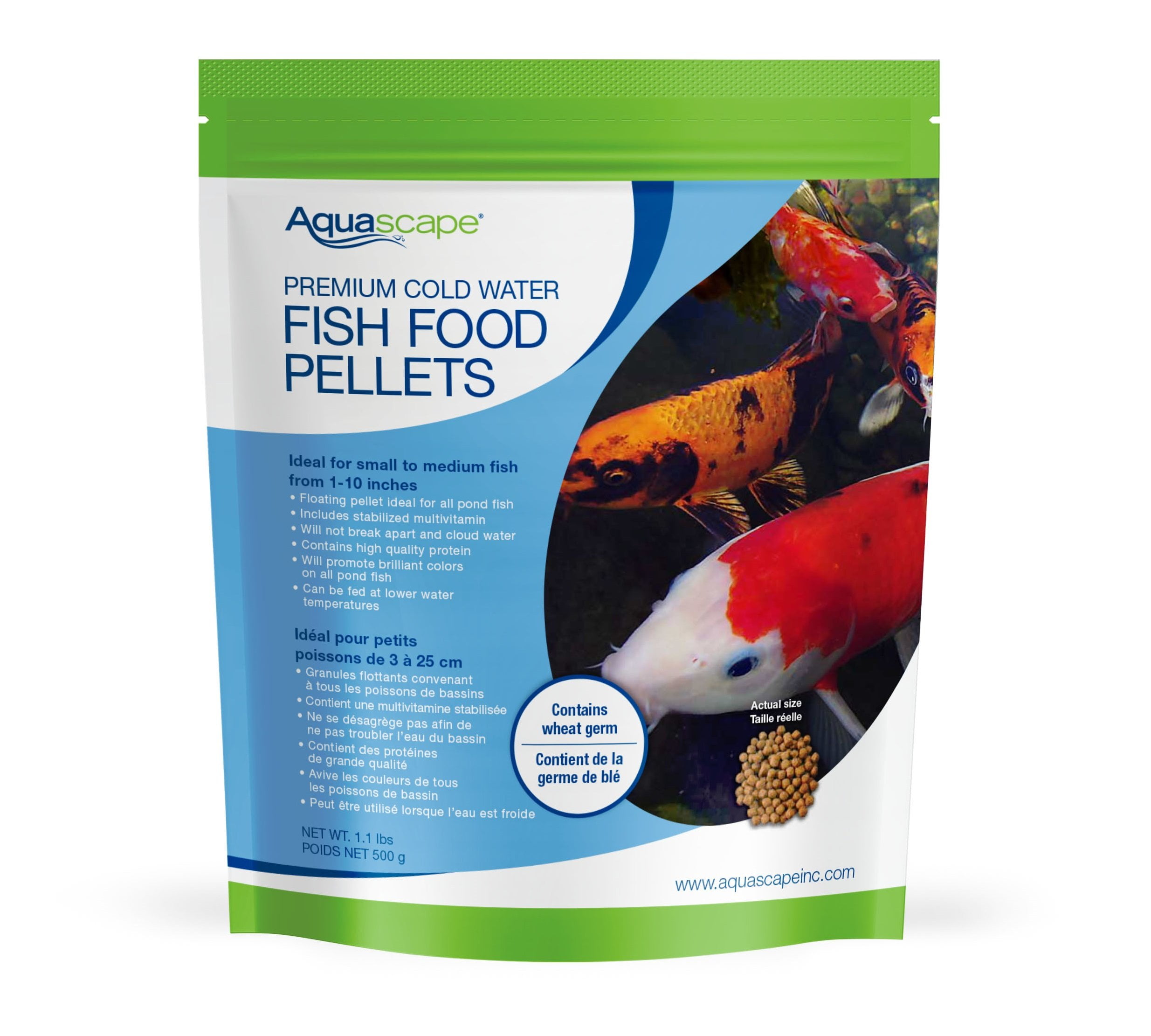 Aquascape 98870 500g Premium Cold Water Fish Food Pellets