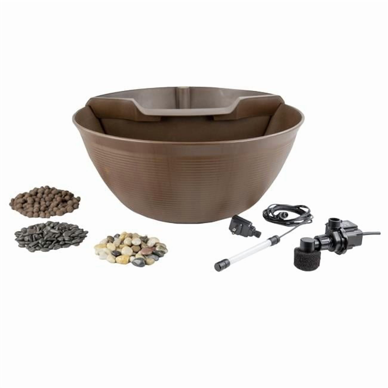 Aquascape AQS78325 Aquagarden Mini Pond Kit Mocha
