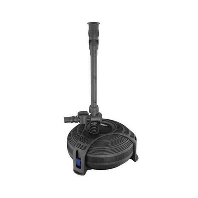 AquaJet 600 Black Submersible Pond Pump with Fountain Heads