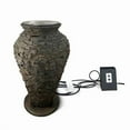 thumbnail image 1 of Aquascape Fire and Water Stacked Slate Urn Fountain Feature 58114, Gray, 1 of 4