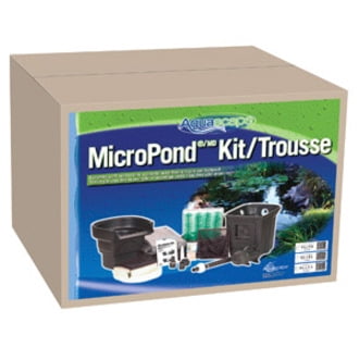 Complete 8' x 11' Black DIY Backyard Pond Kit