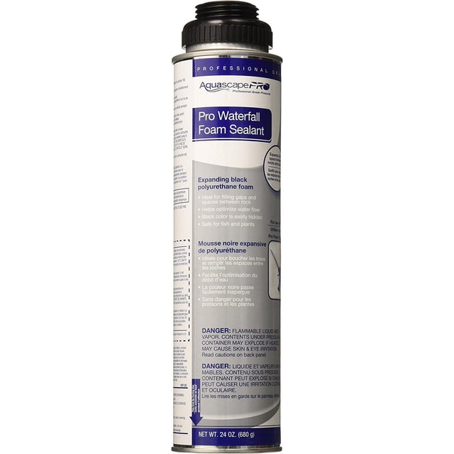 Aquascape PRO Professional Black Foam Sealant for Pond and Waterfall