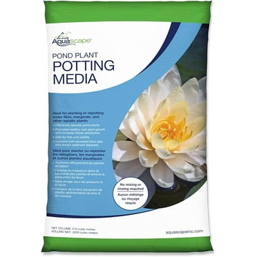 Aquascape Pond Plant Potting Media, Nutrient-Rich Aquatic Soil for Water Gardens, Supports Strong Root Growth, 432 Cubic Inches, 89003