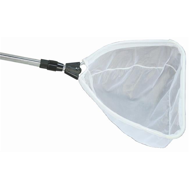 Heavy Duty Extendable Pond Skimmer Net with White Mesh