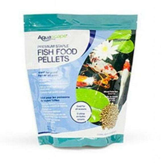 Aquascape Premium Staple Pond and Koi Fish Food, Mixed Pellet Size