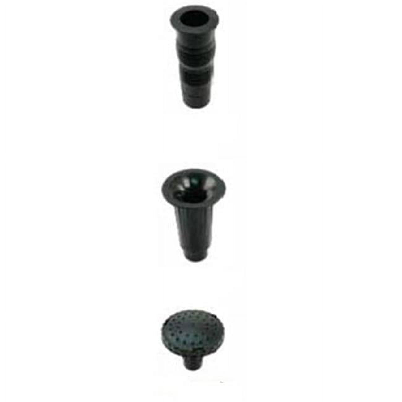 Large Black Plastic Ultra Pump Fountain Head Kit