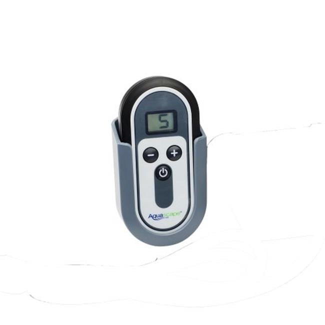 Gray and Black Universal Remote for Adjustable Flow Pumps