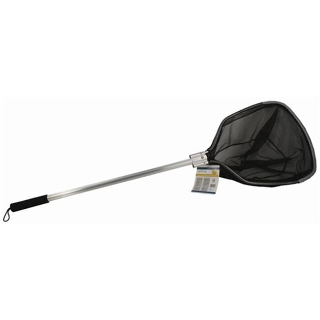 Compact Black Rubber Handle Fishing Skimmer Net