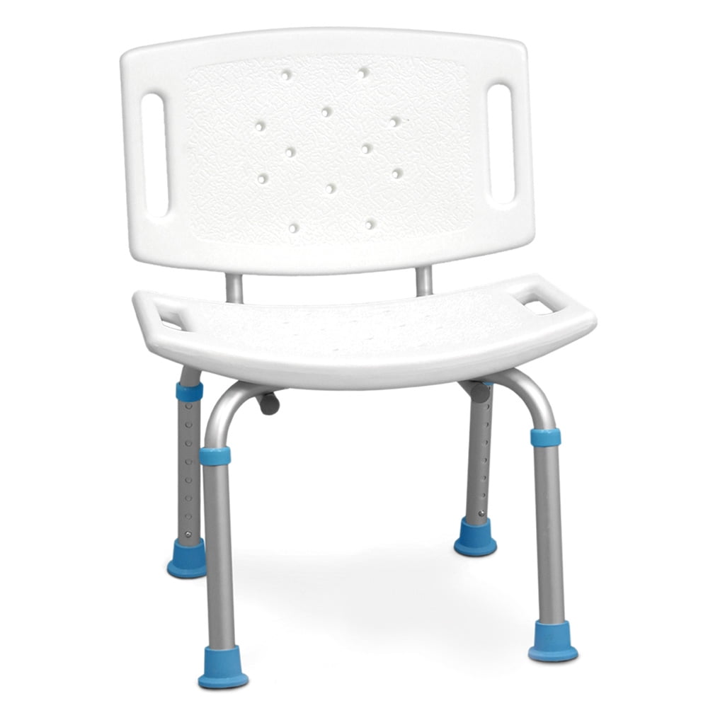 Aquasense Adjustable Bath and Shower Chair with NonSlip Seat and