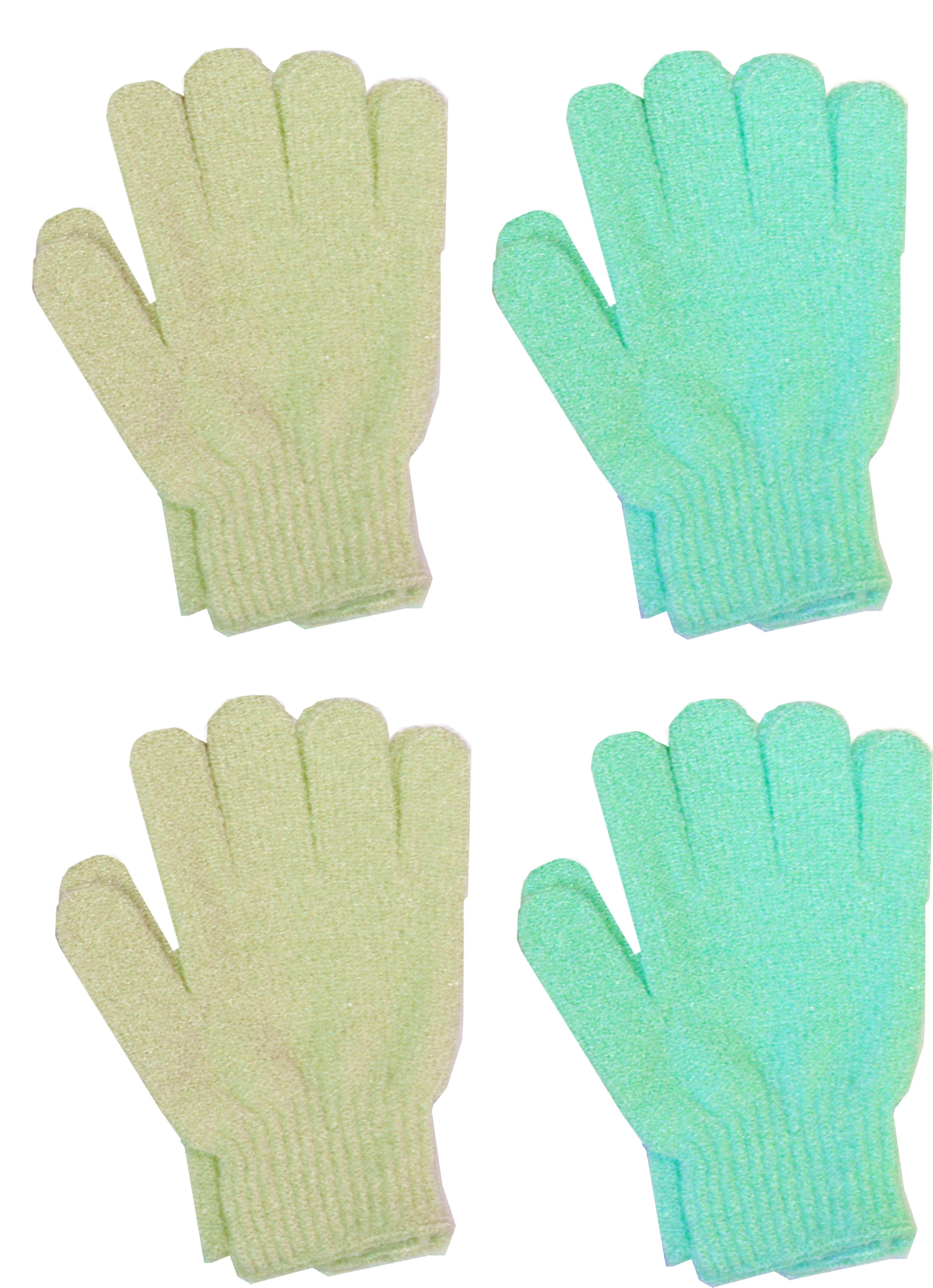 Aquasentials Exfoliating Bath Gloves (4 Pairs) - image 1 of 4