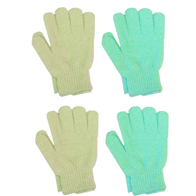 Aquasentials Exfoliating Bath Gloves (4 Pairs)