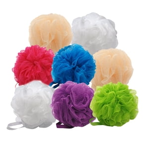 Aquasentials Mini Kid Bath Pouf Sponge 8 Pack