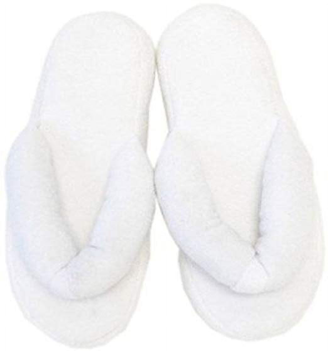 Aquasentials Terry Cloth Indoor Spa Slippers (Women Sz 46 Small