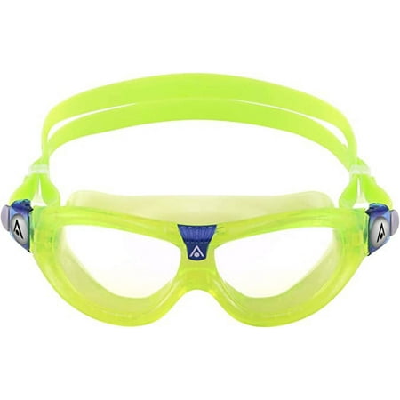 Aquasphere Seal Kid 2 Kids Swim Goggles - Ultimate Underwater Vision with Maximum Comfort, Anti Scratch Lens & Hypoallergenic | Unisex Children, Clear Lens, Bright Green/Bright Green Frame