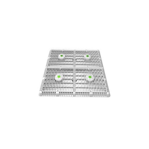 Aquastar 18 inch WAVE Anti-Entrapment Square Drain Cover WAV18WR101